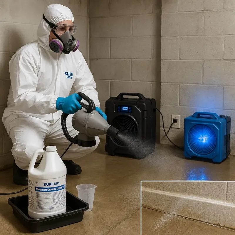Sanitization and Odor Removal process in Monroe, NC